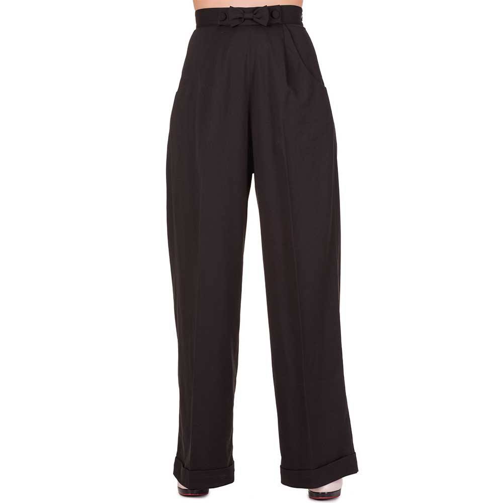 Banned - HIDDEN AWAY Wide leg pants - Black Product image